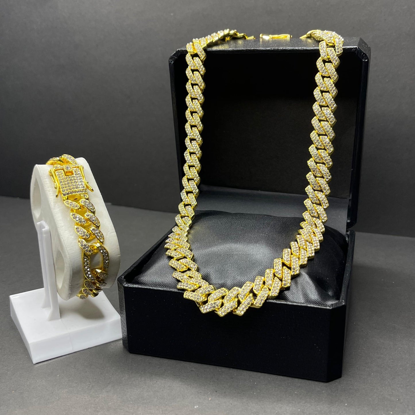 🟡Sun Blaze Set: Chain & Bracelet