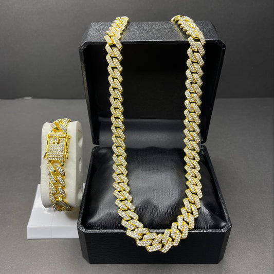 🟡Sun Blaze Set: Chain & Bracelet