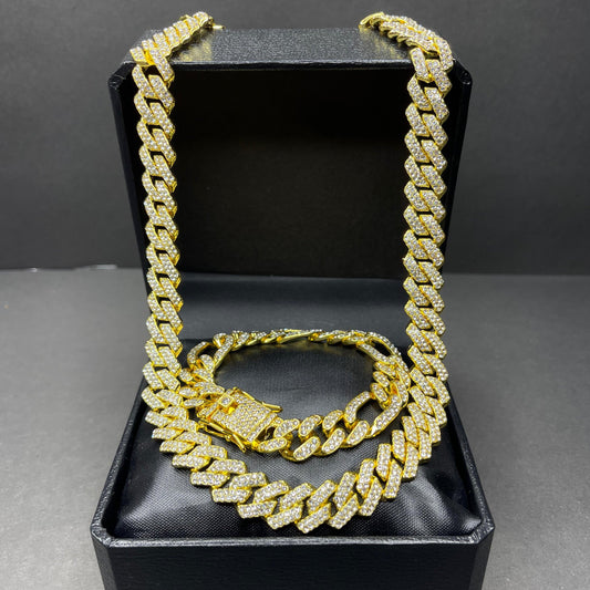 🟡Sun Blaze Set: Chain & Bracelet