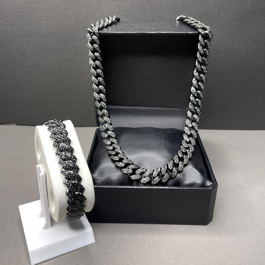 ⚫Black Moon Set: Chain & Bracelet